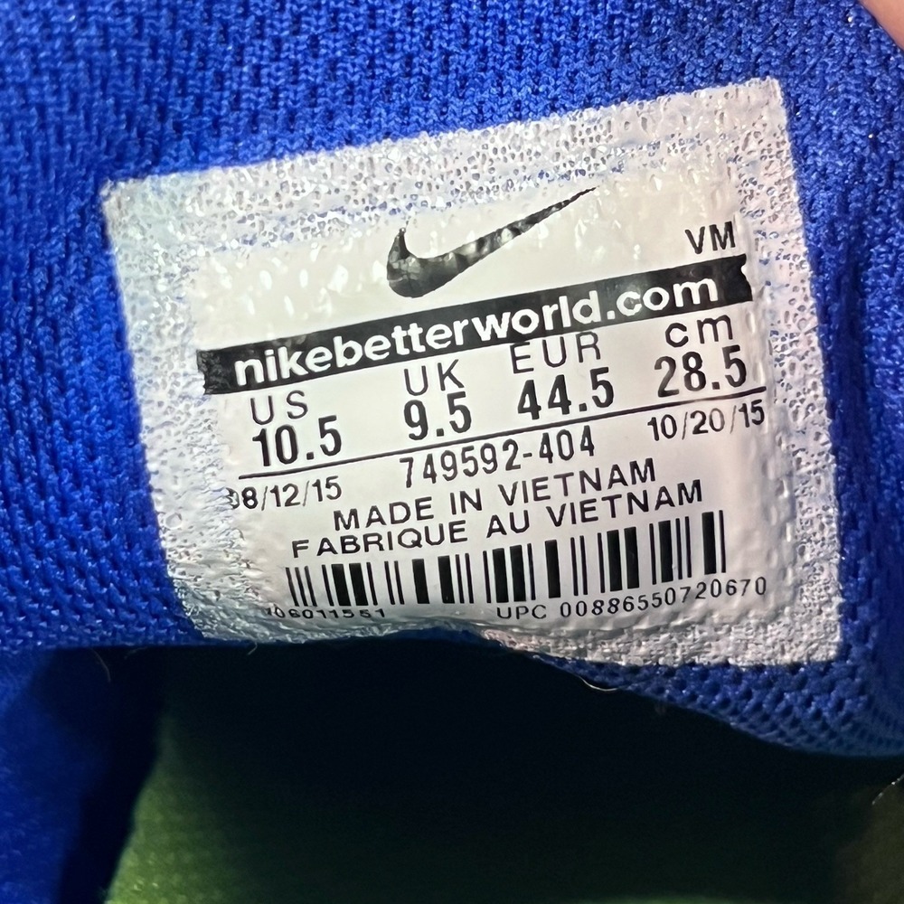 Nike Free 5.0 Mens Size 10.5 Print Running Athletic Shoes Sneakers 749592-404 - Picture 4 of 7